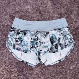 Lululemon blue print shorts size 2